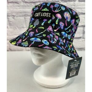 *BRAND NEW* Get Lost Smell Proof Bucket Hat Magic Mushrooms Hidden Pocket